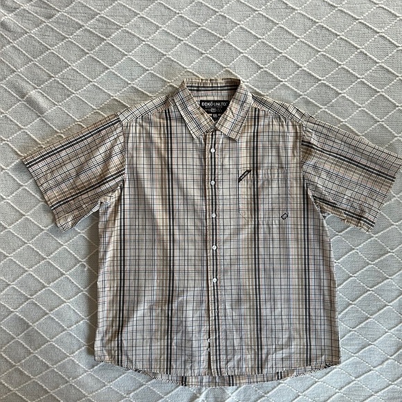 ECKO Unltd Men’s Vintage Y2K 2000’s button down plaid short sleeve shirt. XXL - Picture 3 of 10